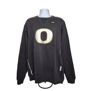 Oregon Ducks Football TEAM ISSUED Nike Shoe Duck Sweatshirt Men's 3XL Gray